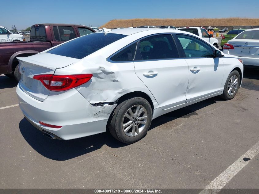 2015 HYUNDAI SONATA SE - 5NPE24AF5FH250050