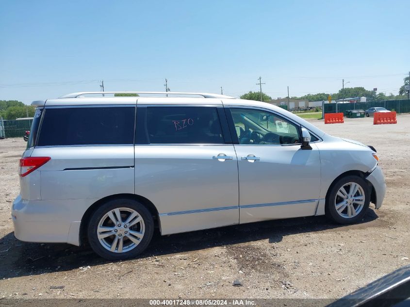 2015 Nissan Quest Platinum/S/Sl/Sv VIN: JN8AE2KP1F9131913 Lot: 40017248