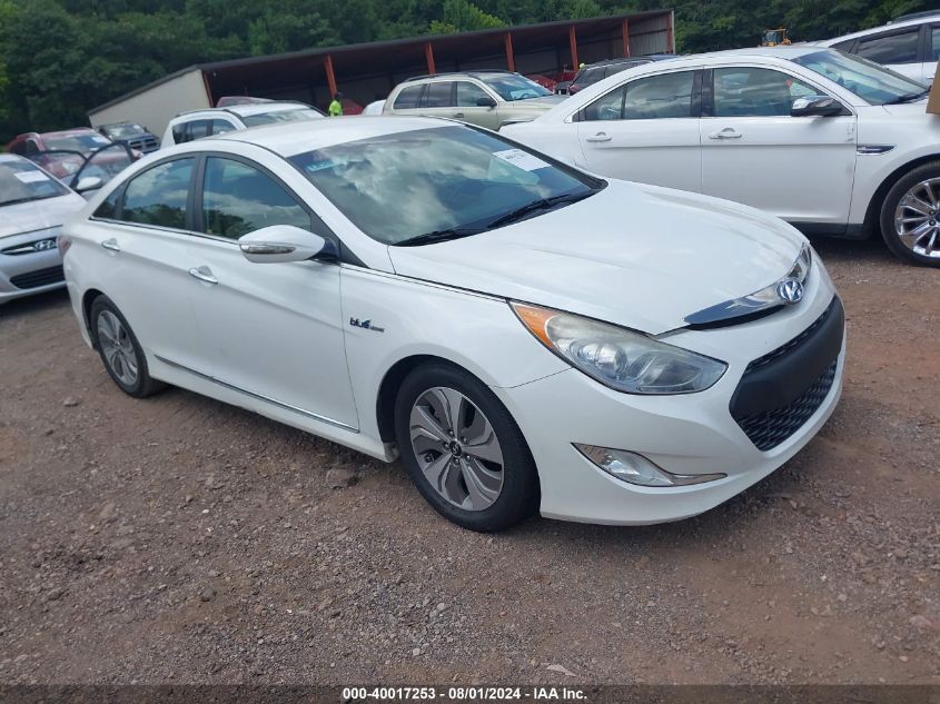 2013 Hyundai Sonata Hybrid Limited VIN: KMHEC4A40DA090364 Lot: 40017253