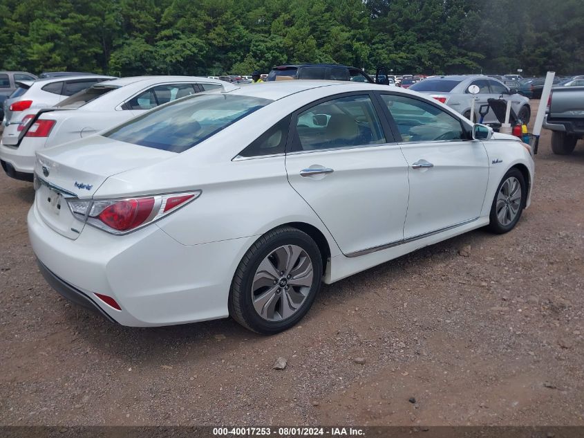 2013 Hyundai Sonata Hybrid Limited VIN: KMHEC4A40DA090364 Lot: 40017253