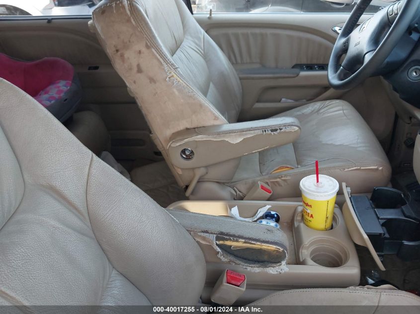 2007 Honda Odyssey Ex-L VIN: 5FNRL38687B458258 Lot: 40017255