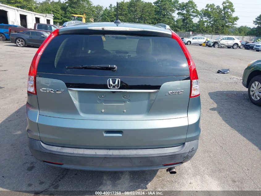 2012 Honda Cr-V Exl VIN: JHLRM4H72CC019191 Lot: 40017268