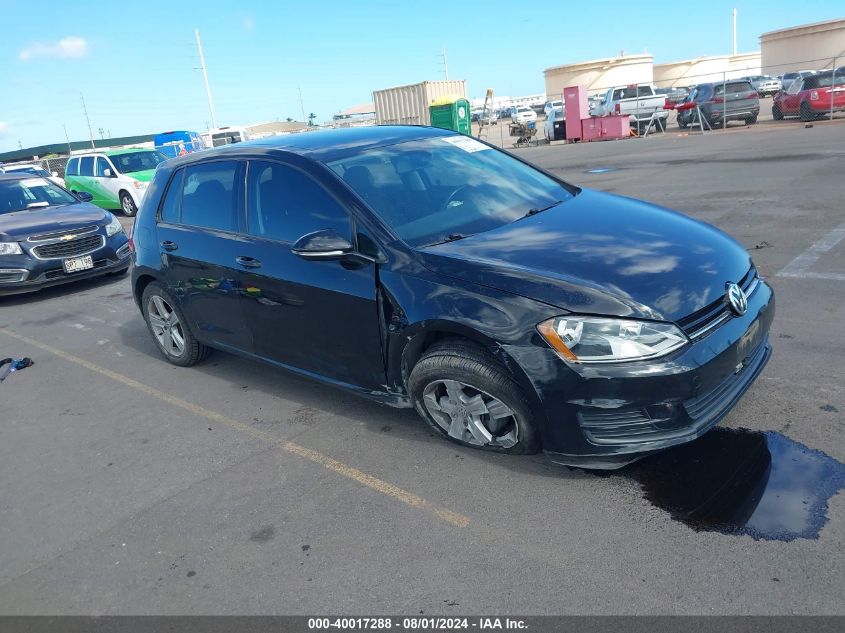 3VW217AU6HM025507 2017 VOLKSWAGEN GOLF - Image 1