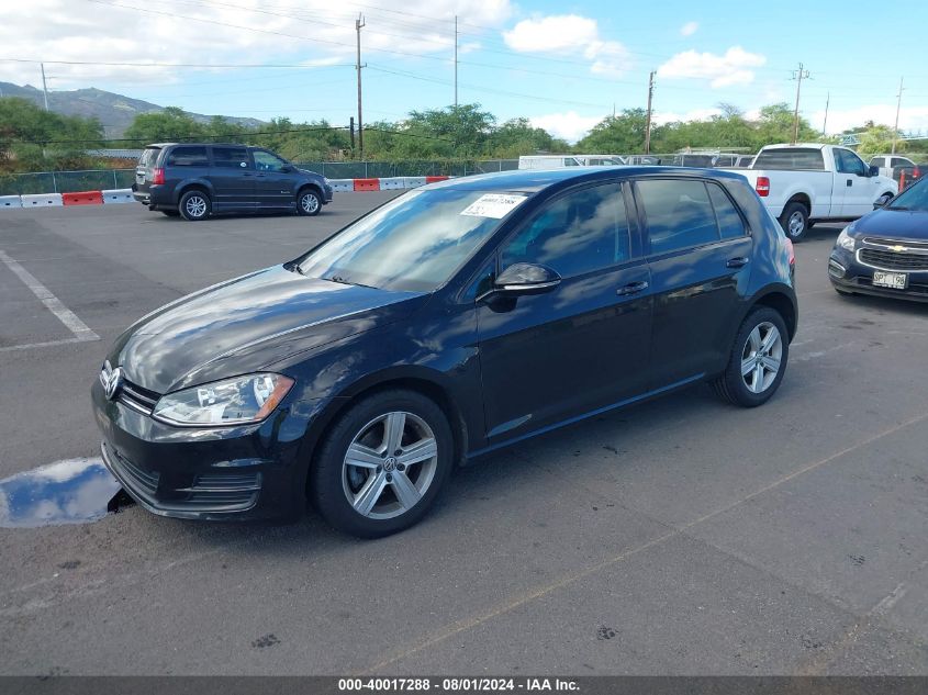 3VW217AU6HM025507 2017 VOLKSWAGEN GOLF - Image 2