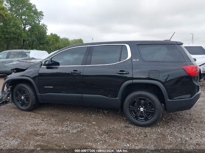 2018 GMC Acadia Sle-1 VIN: 1GKKNKLA2JZ242249 Lot: 40017300