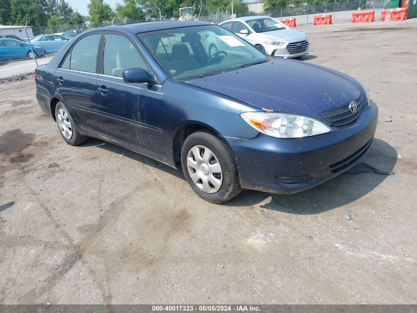 4T1BE30K52U614417 | 2002 TOYOTA CAMRY