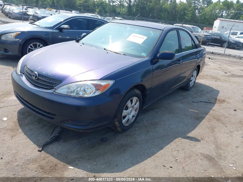 4T1BE30K52U614417 | 2002 TOYOTA CAMRY