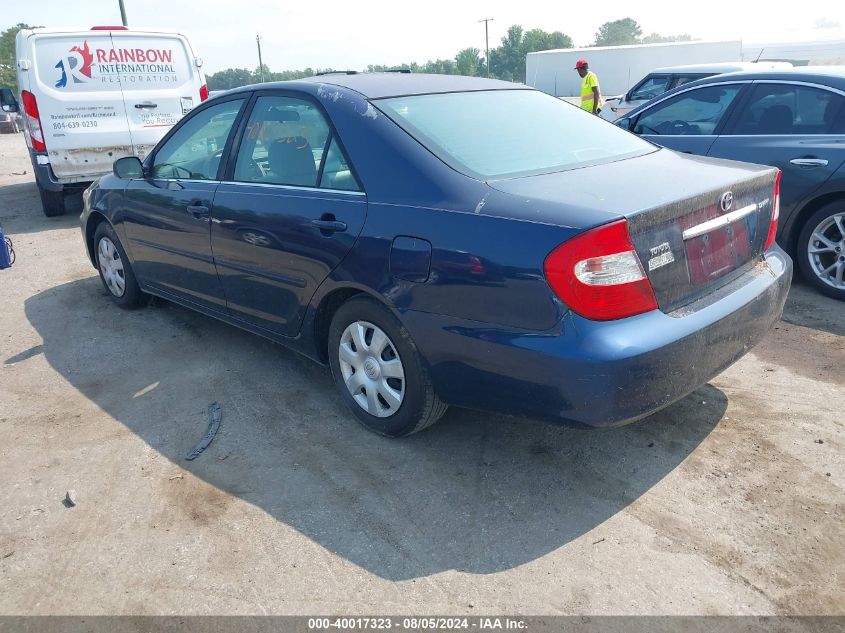 4T1BE30K52U614417 | 2002 TOYOTA CAMRY