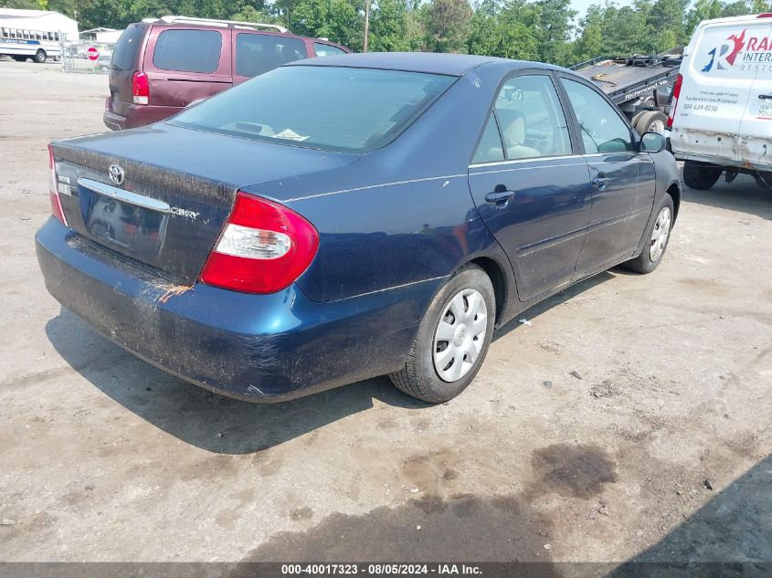 4T1BE30K52U614417 | 2002 TOYOTA CAMRY