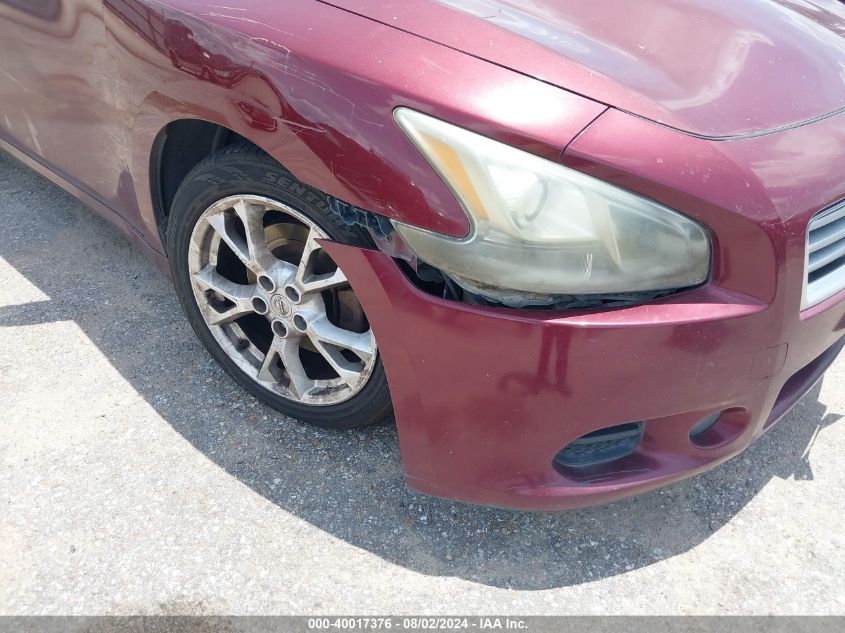 2012 Nissan Maxima 3.5 Sv VIN: 1N4AA5APXCC855436 Lot: 40017376