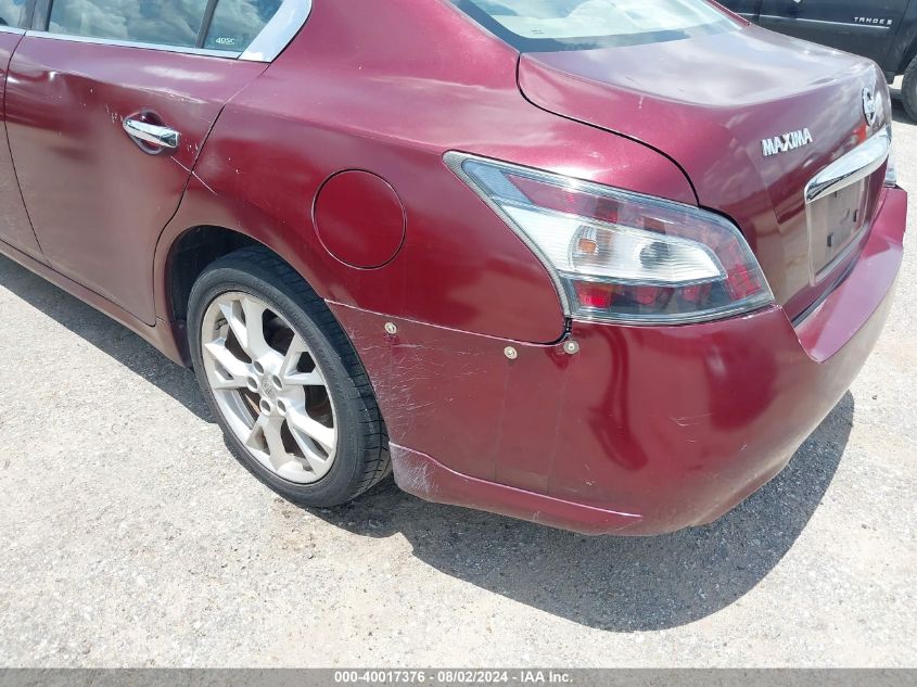 2012 Nissan Maxima 3.5 Sv VIN: 1N4AA5APXCC855436 Lot: 40017376