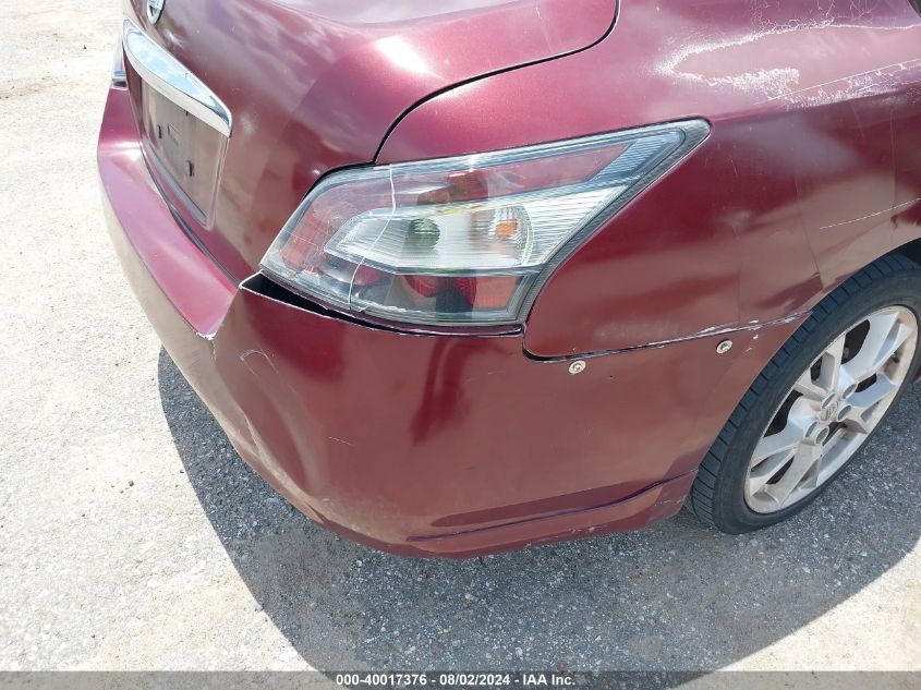 2012 Nissan Maxima 3.5 Sv VIN: 1N4AA5APXCC855436 Lot: 40017376