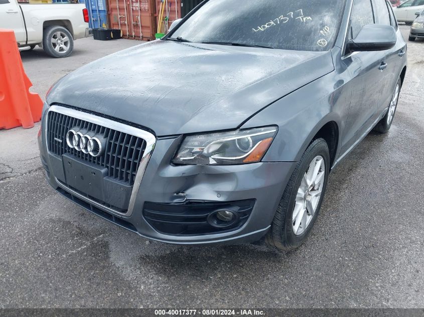 2012 Audi Q5 2.0T Premium VIN: WA1LFAFP7CA005212 Lot: 40017377