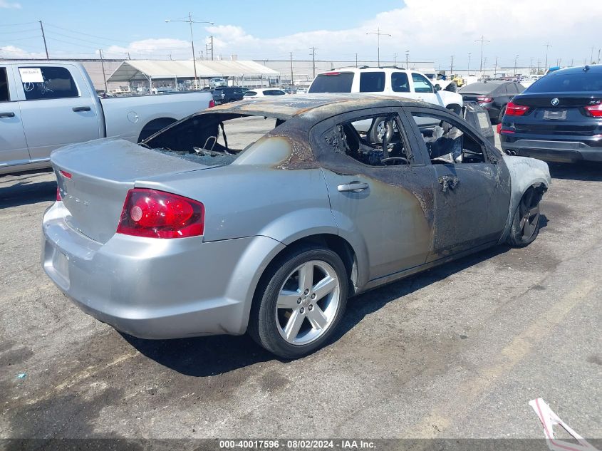 2013 Dodge Avenger Se VIN: 1C3CDZAB1DN535597 Lot: 40017596