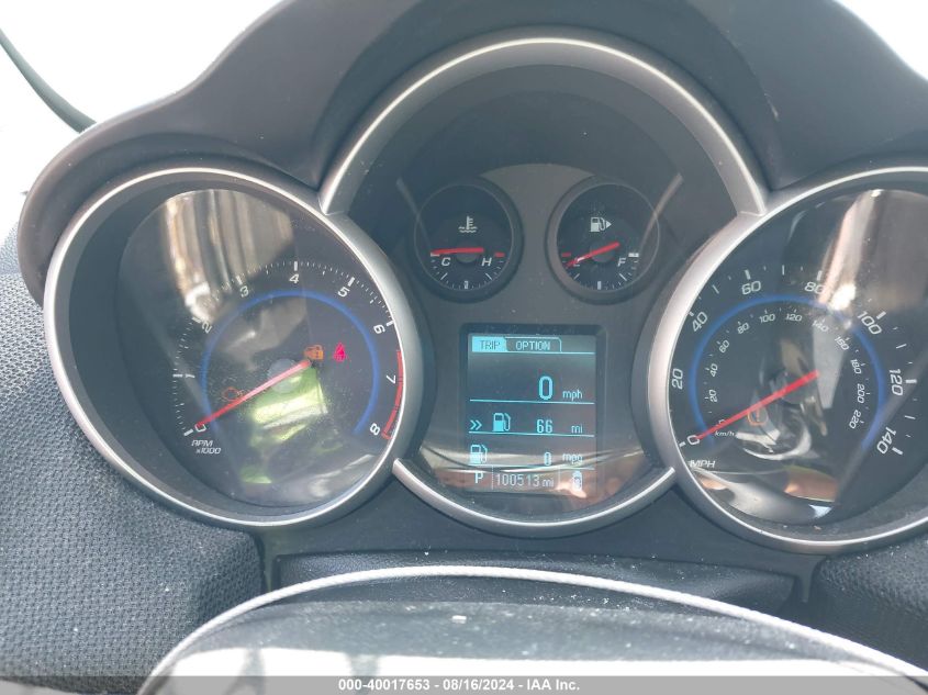 2016 Chevrolet Cruze Limited 1Lt Auto VIN: 1G1PE5SBXG7209347 Lot: 40017653