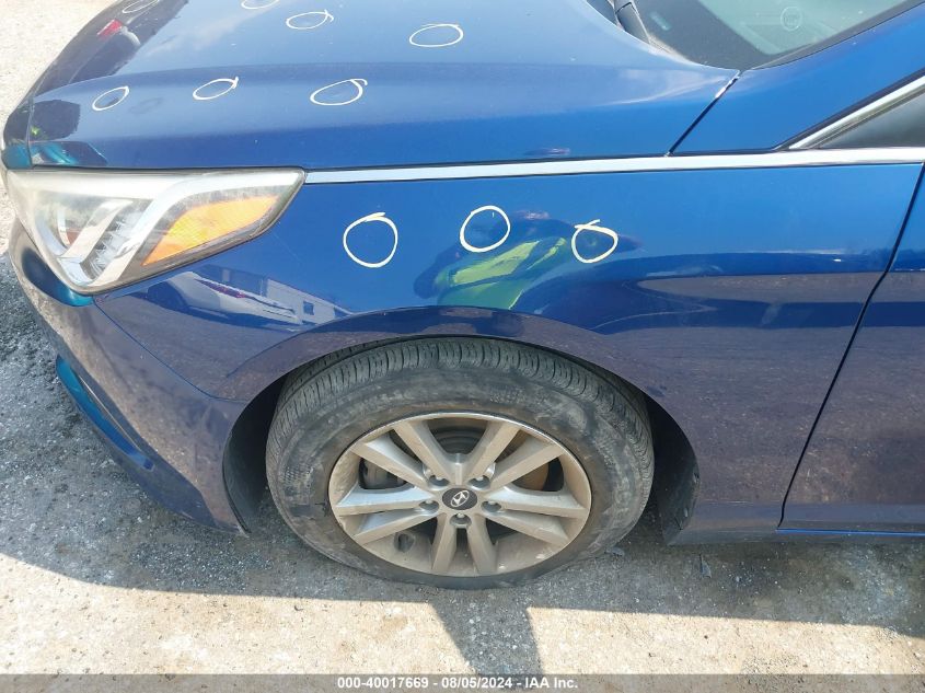 2015 Hyundai Sonata Se VIN: 5NPE24AF0FH232328 Lot: 40017669