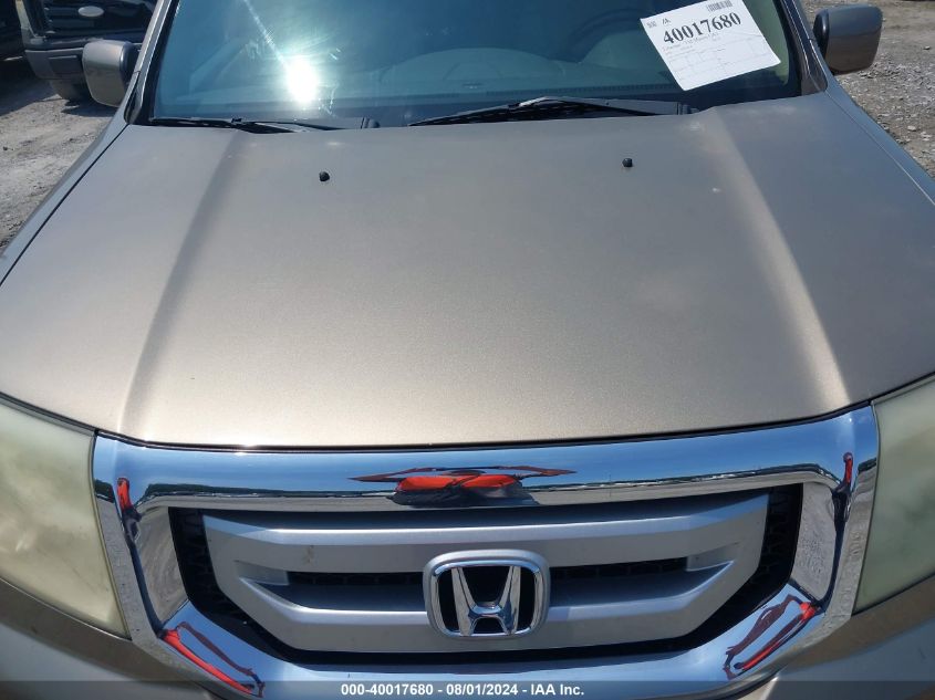 2010 Honda Pilot Ex-L VIN: 5FNYF3H55AB005040 Lot: 40017680