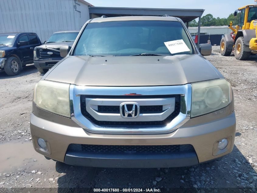 2010 Honda Pilot Ex-L VIN: 5FNYF3H55AB005040 Lot: 40017680