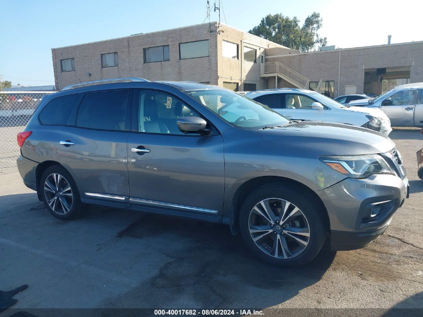 2017 Nissan Pathfinder Platinum VIN: 5N1DR2MN1HC605790 Lot: 40017682