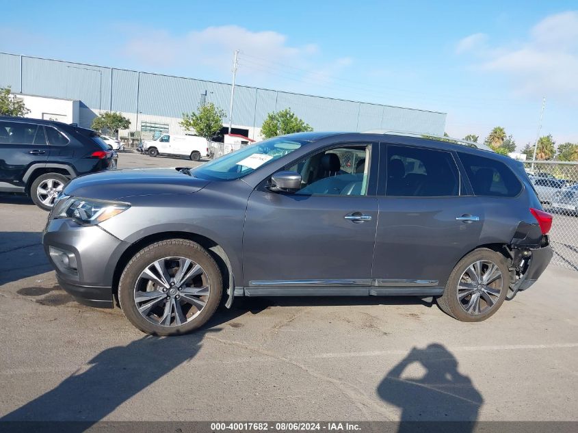 2017 Nissan Pathfinder Platinum VIN: 5N1DR2MN1HC605790 Lot: 40017682