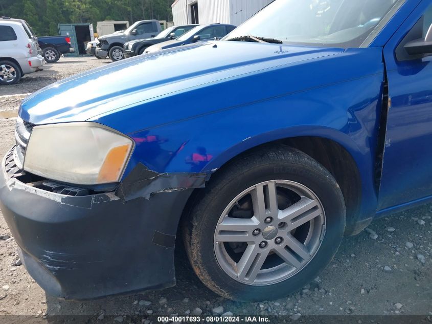 2013 Dodge Avenger Se V6 VIN: 1C3CDZAG2DN582035 Lot: 40017693