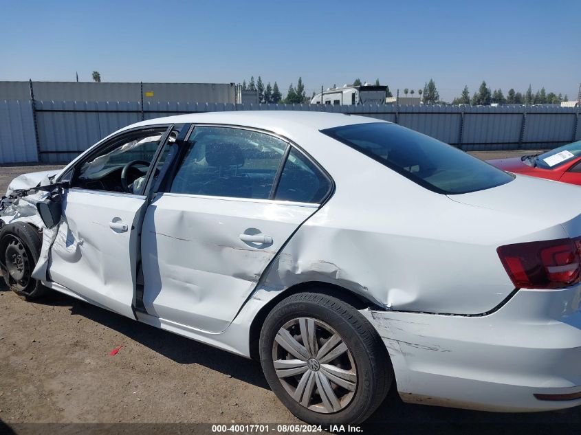 2017 Volkswagen Jetta 1.4T S VIN: 3VW2B7AJ5HM363337 Lot: 40017701