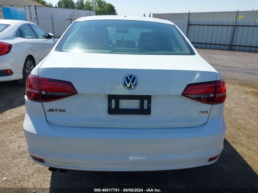 2017 Volkswagen Jetta 1.4T S VIN: 3VW2B7AJ5HM363337 Lot: 40017701