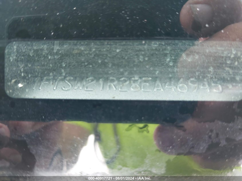 2008 Ford F-250 Fx4/Harley-Davidson/King Ranch/Lariat/Xl/Xlt VIN: 1FTSW21R28EA46945 Lot: 40017721