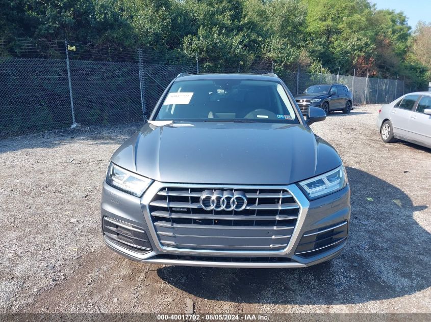 2018 Audi Q5 2.0T Premium/2.0T Tech Premium VIN: WA1BNAFY6J2246497 Lot: 40017792