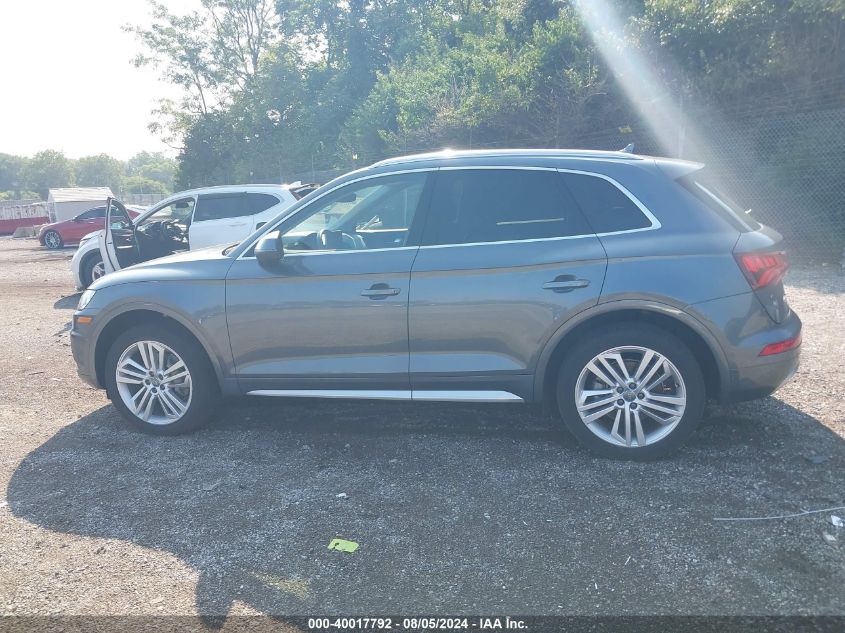 2018 Audi Q5 2.0T Premium/2.0T Tech Premium VIN: WA1BNAFY6J2246497 Lot: 40017792