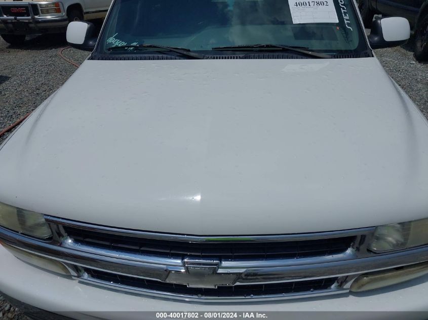 2001 Chevrolet Tahoe Lt VIN: 1GNEC13T71J176832 Lot: 40017802