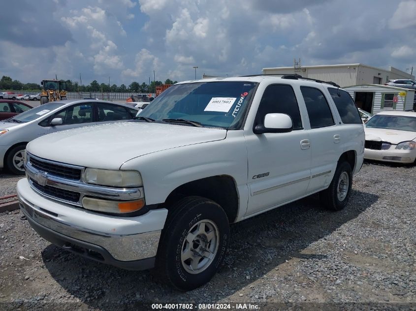 2001 Chevrolet Tahoe Lt VIN: 1GNEC13T71J176832 Lot: 40017802