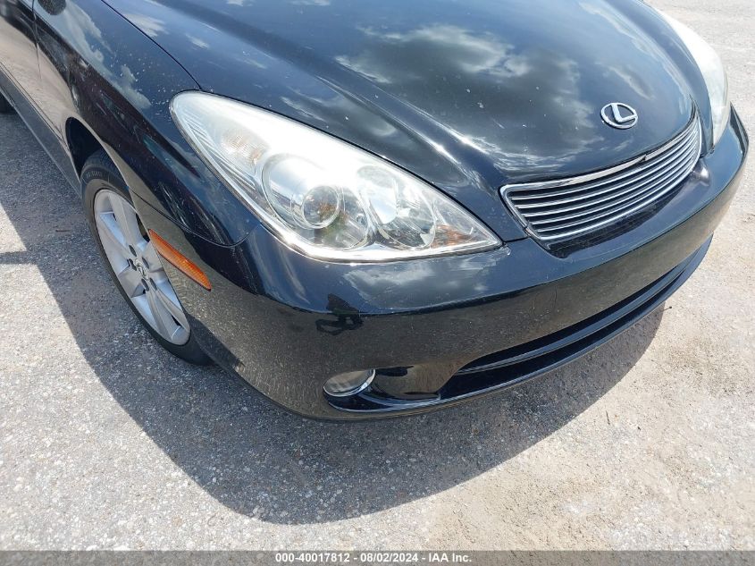 2005 Lexus Es 330 VIN: JTHBA30G555056450 Lot: 40017812
