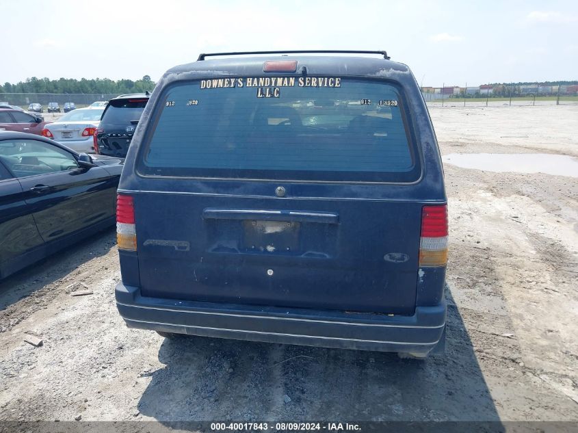 1995 Ford Aerostar VIN: 1FMDA11U1SZA84734 Lot: 40017843