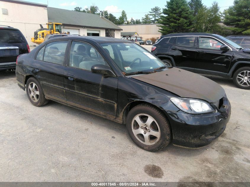 2HGES16595H515141 | 2005 HONDA CIVIC