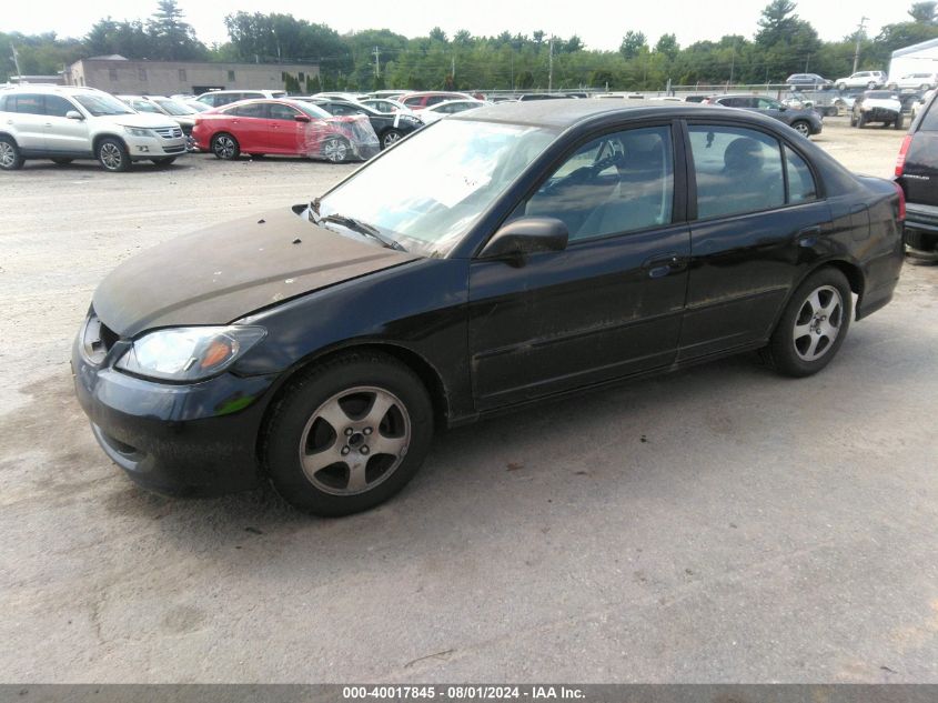 2HGES16595H515141 | 2005 HONDA CIVIC