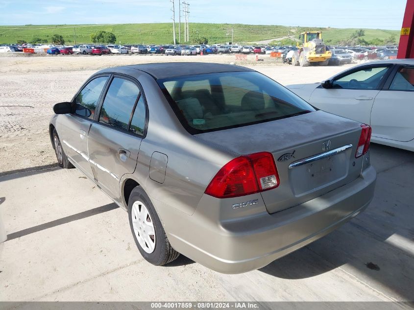 2HGES16553H617887 | 2003 HONDA CIVIC