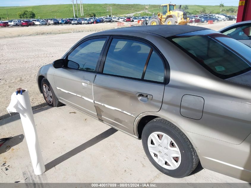 2HGES16553H617887 | 2003 HONDA CIVIC