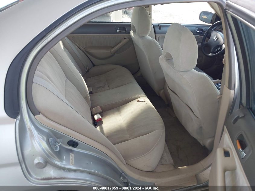 2003 Honda Civic Lx VIN: 2HGES16553H617887 Lot: 40017859