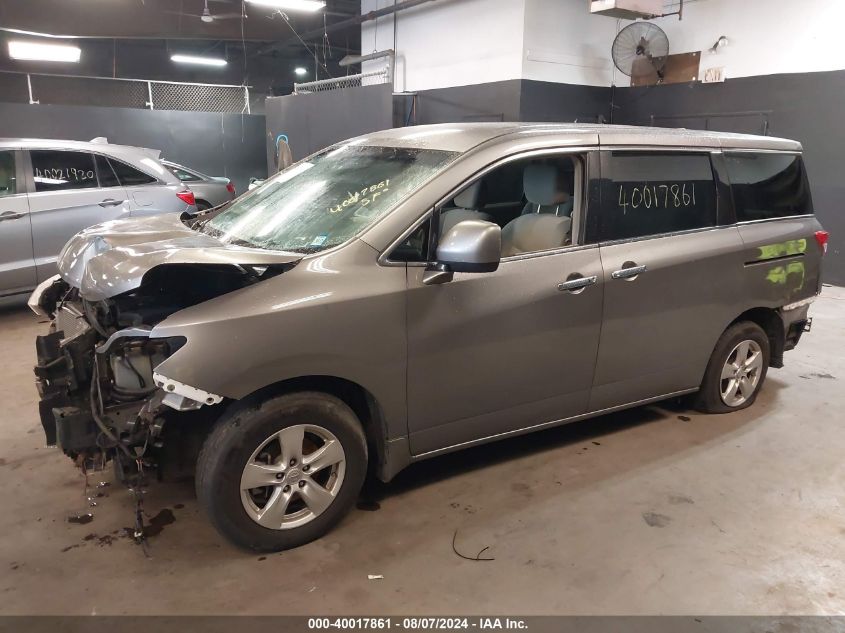 2013 Nissan Quest Sv VIN: JN8AE2KP9D9068461 Lot: 40017861