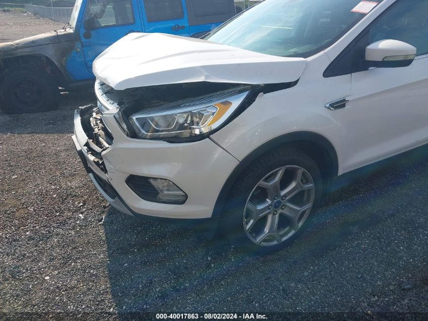 2017 Ford Escape Titanium VIN: 1FMCU9JD0HUB27824 Lot: 40017863