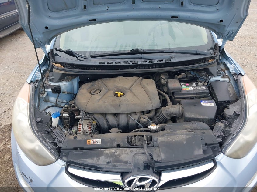 2012 Hyundai Elantra Gls (Ulsan Plant) VIN: KMHDH4AEXCU400846 Lot: 40017878