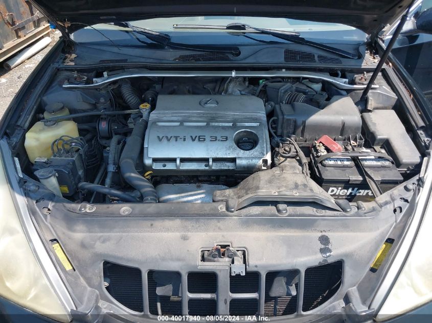 2005 Lexus Es 330 330 VIN: JTHBA30G155085718 Lot: 40017940