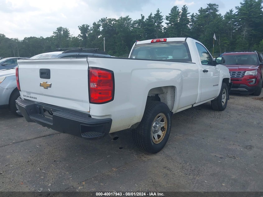 2016 CHEVROLET SILVERADO 1500 WT - 1GCNCNEH8GZ187504