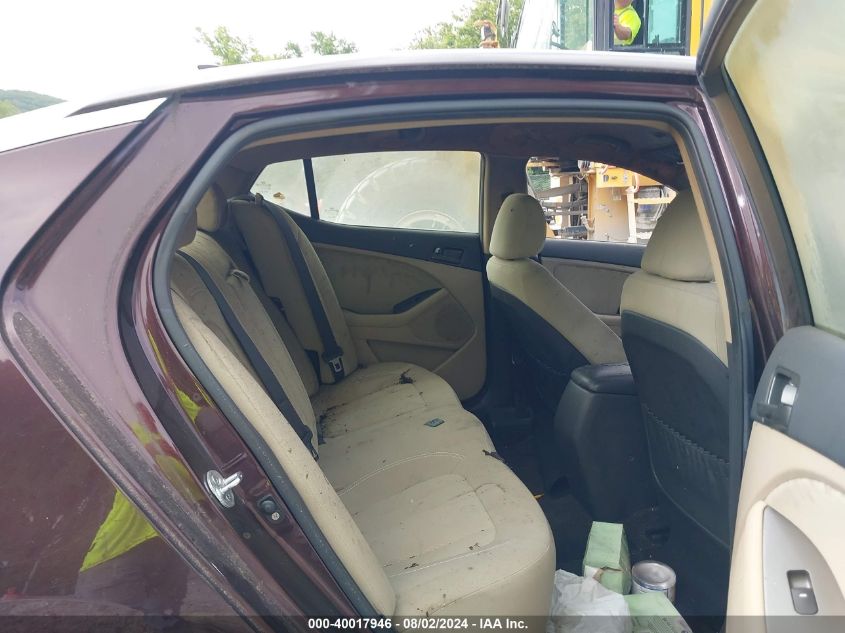 2011 Kia Optima Lx VIN: KNAGM4A75B5161369 Lot: 40017946