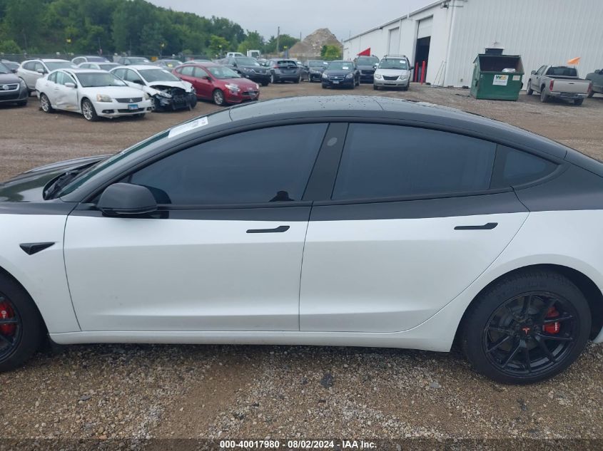 2022 Tesla Model 3 Long Range Dual Motor All-Wheel Drive VIN: 5YJ3E1EB0NF278386 Lot: 40017980