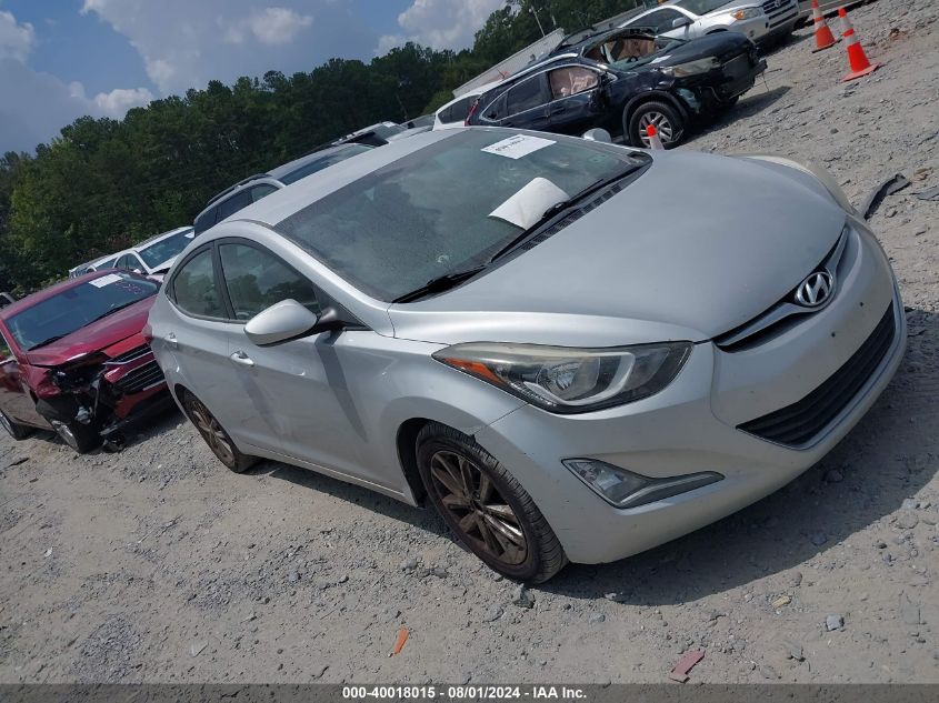 5NPDH4AE0EH515621 | 2014 HYUNDAI ELANTRA