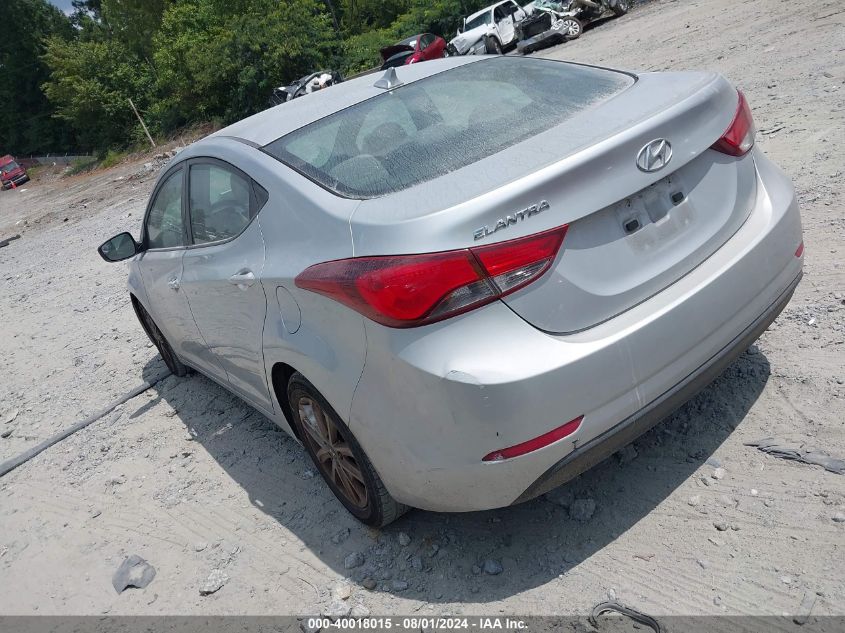 5NPDH4AE0EH515621 | 2014 HYUNDAI ELANTRA