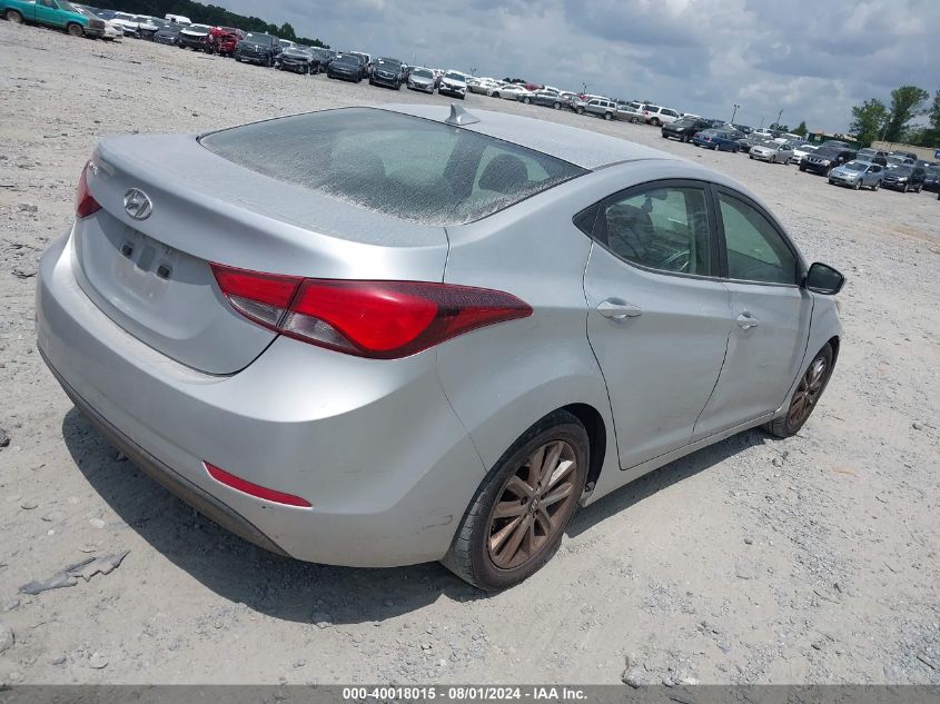 5NPDH4AE0EH515621 | 2014 HYUNDAI ELANTRA