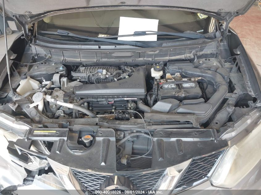 2015 Nissan Rogue Sl VIN: 5N1AT2MT1FC879006 Lot: 40018026